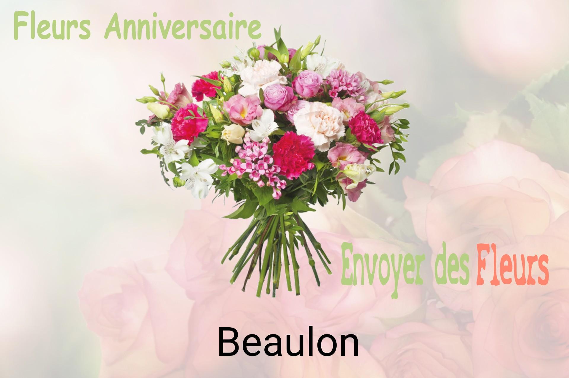 Bouquet de fleurs d’anniversaire livré à Beaulon