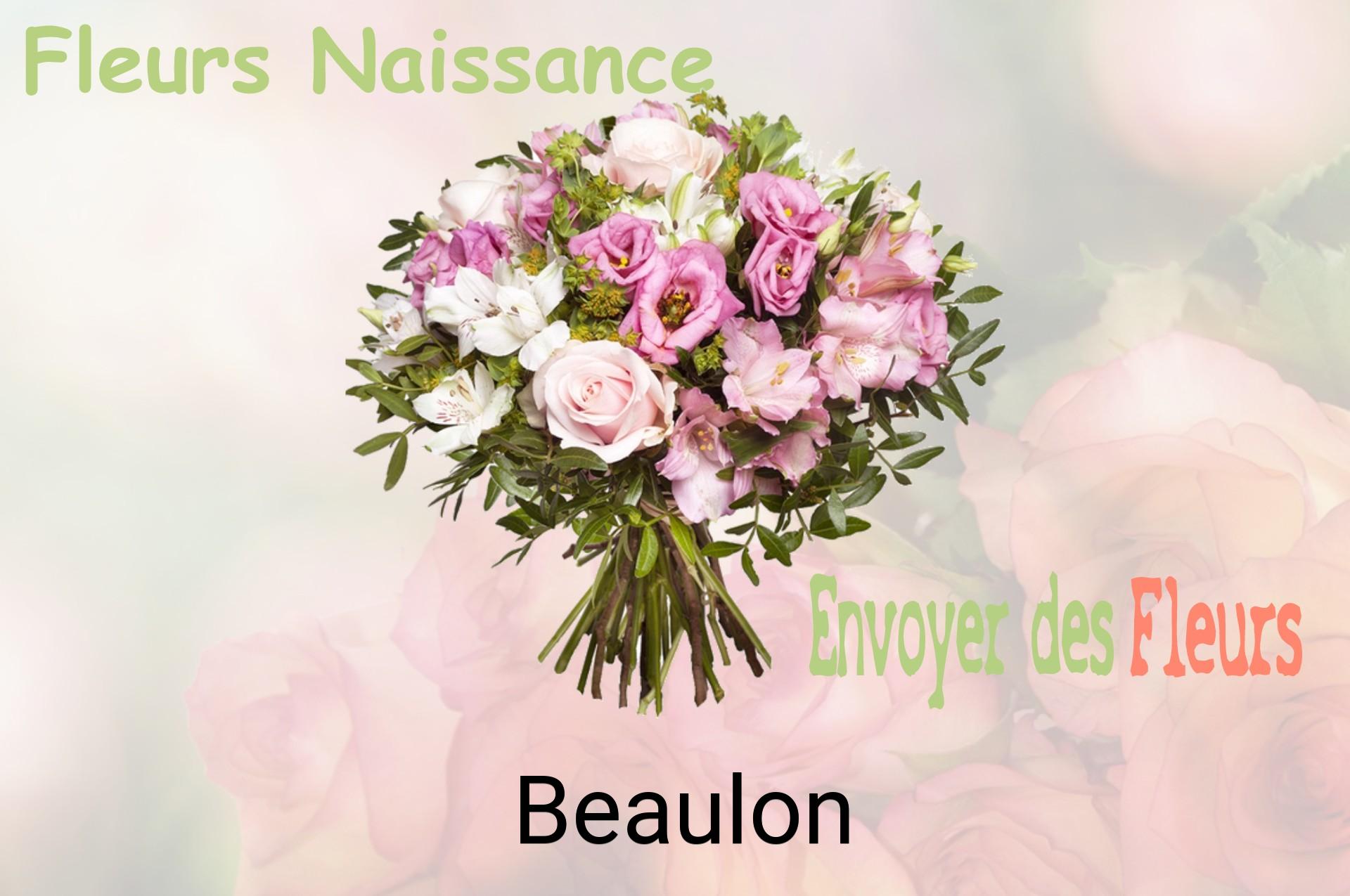 Bouquet de fleurs de naissance livré à Beaulon